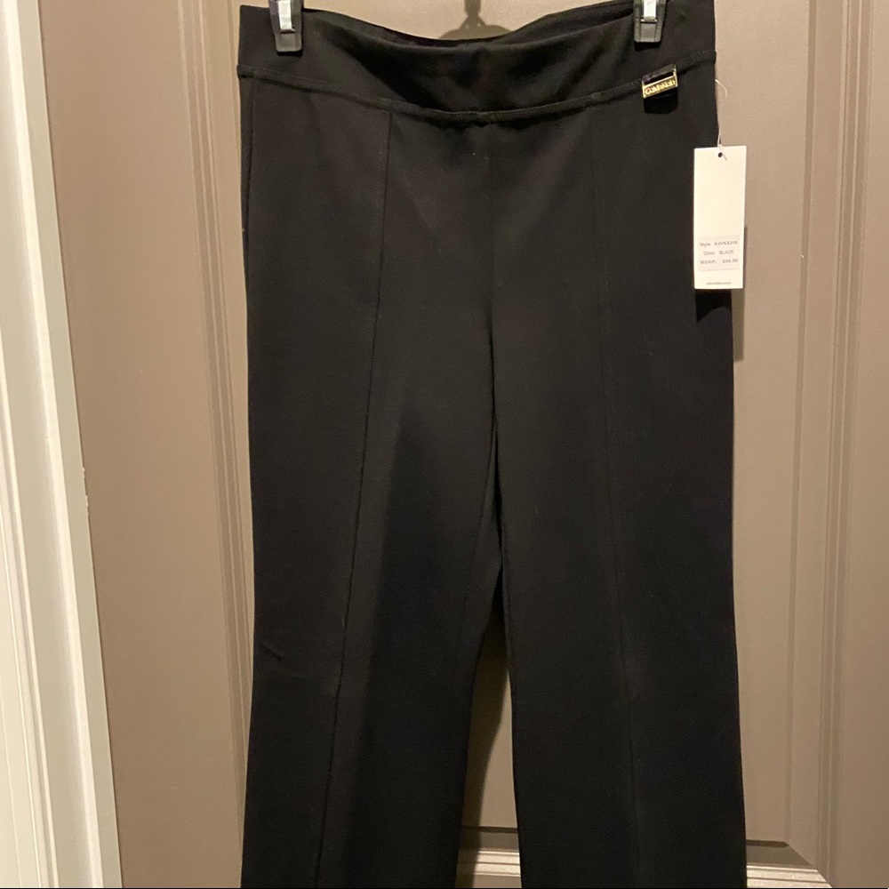 Black Calvin Klein pants.